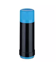 ROTPUNKT stiklinis termosas, talpa 0,500 l, juodas-el.-kingfisher (juoda-mėlynas)