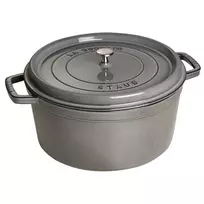Cast iron pot round Staub - Graphite, 12.6 ltr