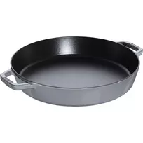 Staub Cast Iron Frying Pan with Two Handles - 34 cm, Graphite