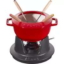 „Staub“ fondiu rinkinys – 16 cm, raudonas