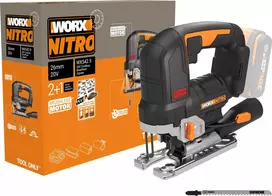„Worx“ pjūklas „WORX WX542.9“ 20 V, 26 mm, be šepetėlių