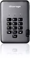 Išorinis HDD diskas „iStorage“ „iStorage diskAshur PRO2“ išorinis kietasis diskas, 4 TB, USB Type-A 3.2 Gen 1 (3.1 Gen 1), juodos spalvos