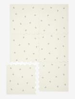 3 Sprouts - 3 Sprouts Floor Puzzle, Blueberry Ivory - Stačiakampis kilimėlis - Kreminė spalva