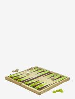 JeuJura - Game - Backgammon - Stalo žaidimas - Chaki spalva