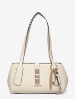 GUESS - Brooke Shoulder Satchel - Rankinė - Kreminė spalva