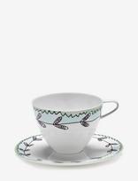 Serax - Cappuccino Cup + Saucer Anemone Milk Mf Set/2 - Kavos puodelis - Balta
