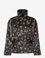 STINE GOYA - 2407 Satin Ruffle, Cinched Aviator - Striukė - Juoda