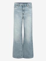 Weekday - Paz Mid Rise Wide Jeans - Platūs džinsai - Mėlyna