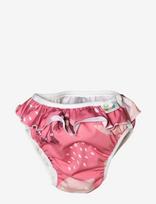 Imse Vimse - Swim Diaper Xxl 13-17 Kg, Pink Whale Frill - Sauskelnės - Rožinė