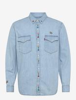 Levi's® - Relaxed Fit Western Spring Flo - Džinsiniai marškiniai - Mėlyna