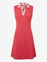 FootJoy - Dress With Floral Trim - Sportinė suknelė - Rožinė