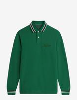 Tommy Hilfiger - Ls Chest Embro Reg Polo - Marškinėliai ilgomis rankovėmis - Žalia