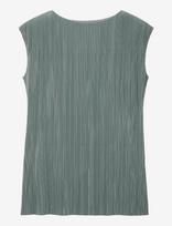 Calvin Klein - Sl Plisse Tunic - Marškinėliai be rankovių - Žalia