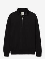 Calvin Klein - Ls Supima Qz Sweater 14 Gg - Megztinis su užtrauktuku - Juoda