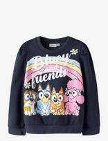 Name It - Nmfjenney Bluey Sweat Bru Sky - Megztinis - Tamsiai mėlyna
