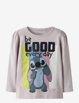 Name It - Nmfdiana Stitch Ls Top Box Noos Wdi - Ilgarankoviai marškinėliai - Rožinė