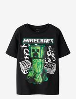 Name It - Nkmdi Minecraft Ss Nreg Top Box Noos Bfu - Marškinėliai trumpomis rankovėmis - Juoda