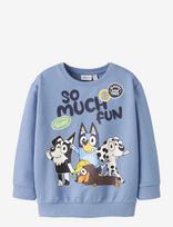 Name It - Nmmjared Bluey Nreg Sweat Unb Sky - Megztinis - Mėlyna