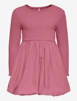 Kids Only - Kmgtrinny Sld Ls Bal Dress Jrs Noos - Suknelė ilgomis rankovėmis - Rožinė
