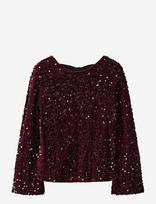 Name It - Nkfrusitta Ls Bow Blouse - Palaidinės ir tunikos - Burgundiška splava