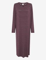 CCDK Copenhagen - Nicole Longsleeved Long Dress - Naktiniai marškiniai - Burgundiška splava