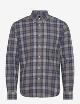 Lexington Clothing - Casual Checked Flannel B.d Shirt - Flaneliniai marškiniai - Mėlyna