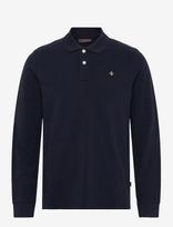 Morris - Camden Ls Polo Shirt - Marškinėliai ilgomis rankovėmis - Tamsiai mėlyna