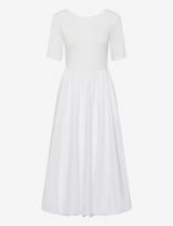 Kaffe - Kakirsten 1/2 Sl Dress - Ilga suknelė - Balta