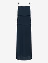 Kaffe - Kakiera Plissé Dress - Ilga suknelė - Tamsiai mėlyna