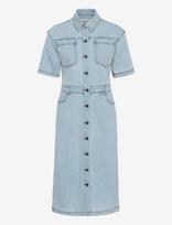 Kaffe - Kaminna Dress - Iki kelių ir midi suknelės - Mėlyna