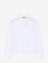 My Essential Wardrobe - Mwsunna Boxy Short Shirt - Marškinėliai ilgomis rankovėmis - Balta