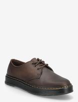 Dr. Martens - Brookline Lo Dark Brown Crazy Horse - Derbio batai - Ruda