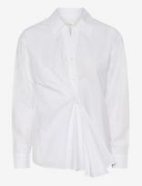 InWear - Leloiw Dallas Pleated Shirt - Marškinėliai ilgomis rankovėmis - Balta