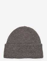 Selected - Slwlulu Wool Blend Knit Beanie Noos - Kepurė - Pilka