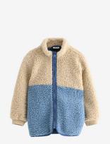 Lindex - Jacket Pile Colourblock - Flisinė striukė - Smėlio