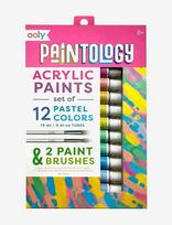 Ooly - Acrylic Paint Set - Paintology - Pastel - Piešimo priemonės - Marga / raštuota