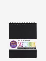 Ooly - Sketchbook - Diy - Black 20,5X26,5 Cm - Kalendoriai ir užrašų knygelės - Juoda