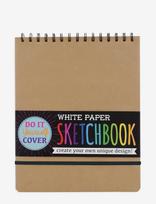 Ooly - Sketchbook - Diy - White 20,5X26,5 Cm - Kalendoriai ir užrašų knygelės - Ruda