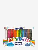 Ooly - Gel Crayons 10 Pcs - Window Paint - Rainy Dayz - Piešimo priemonės - Marga / raštuota