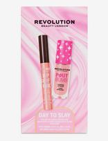 Revolution Beauty London - Revolution Sugar Slick Liner & Gloss Duo - Vonios ir kūno priežiūros rinkiniai - Rožinė