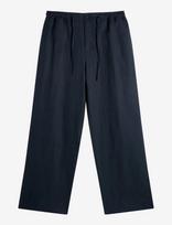 J. Lindeberg - Noah Drape Linen Pants - Lininės kelnės - Tamsiai mėlyna