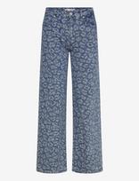 Levi's - Lvg Jacquard High Rise Baggy - Platūs džinsai - Mėlyna