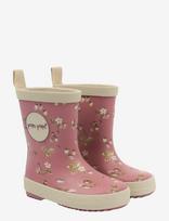 Pom Pom - Pmbliss Gumboots Aop - Guminiai batai be pamušalo - Rožinė