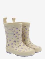 Pom Pom - Pmbliss Gumboots Aop - Guminiai batai be pamušalo - Kreminė spalva