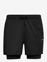 ICANIWILL - Stride 2-In-1 Shorts M - Sportiniai dviračių šortai - Juoda