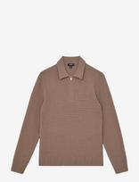 Reiss - Hamilton - Polo marškinėliai ilgomis rankovėmis - Ruda