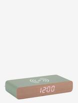 KARLSSON - Alarm Clock Retro Flat Led Bright Yellow - Žadintuvas - Žalia