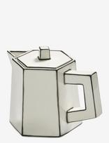 Serax - Tea Pot White/Black Carte Blanche - Arbatinukas - Balta