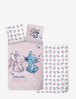 Lilo & Stitch - Bed Linen Junior Lilo 6021 - 100X140, 40X45 Cm - Patalynė - Rožinė