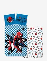 Spider-man - Bed Linen Spiderman 3674 - 100X140 40X45 Cm - Patalynė - Mėlyna